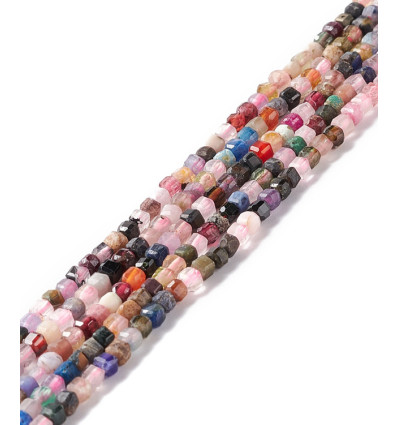 2mm - tourmaline - Chapelet pierre