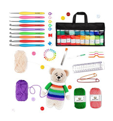 Kit pour apprendre le crochet (40 pelotes)