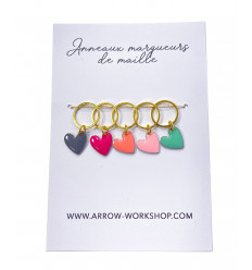 Anneaux marqueurs de maille pour tricot