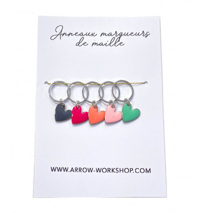 Anneaux marqueurs de maille pour tricot