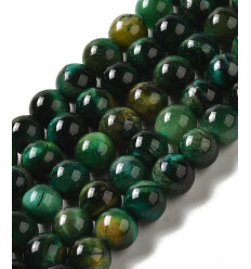 6mm - oeil de tigre jaune - Chapelet pierre