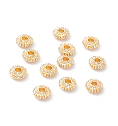 7X2mm - intercalaire doré à l'or fin