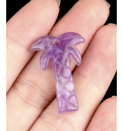 Améthyste - Palmier en pierre