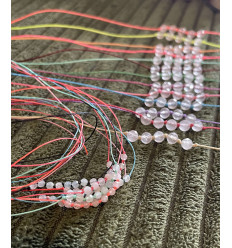 Ø 0,35mm - fil polyester ciré (1m)