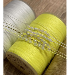 Ø 0,35mm - fil polyester ciré (1m)