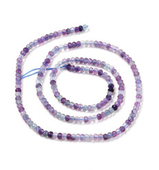 3mm - fluorite - Chapelet pierre facette