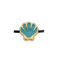 Intercalaire pendentif coquillage émaillé