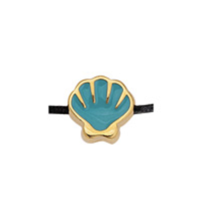 Intercalaire pendentif coquillage émaillé