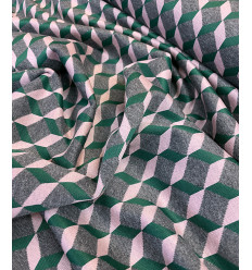 Tissu géométrique tissé