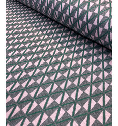 Tissu géométrique tissé