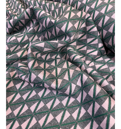 Tissu géométrique tissé