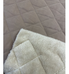 Matelassé envers fourrure