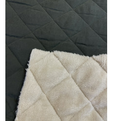 Matelassé envers fourrure