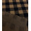 Tissu brossé damier camel