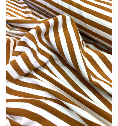 Jersey marinière camel