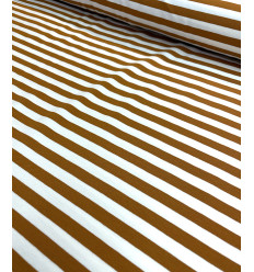 Jersey marinière camel