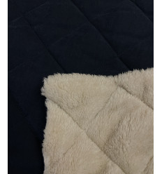Matelassé envers fourrure