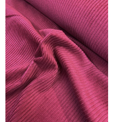 Velours Lavé Larges Côtes - Gris bleu