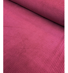 Velours Lavé Larges Côtes - Gris bleu