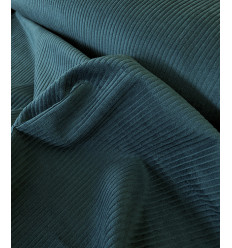 Velours Lavé Larges Côtes - Orange