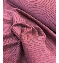 Velours Lavé Larges Côtes - brique