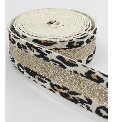 36mm - Sangle léopard (1m)
