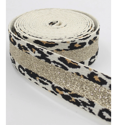 36mm - Sangle léopard (1m)