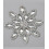 Ecusson strass étoile