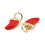 Pendentif corne rouge