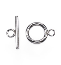 Petit fermoir en T inoxydable