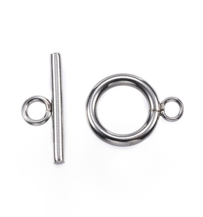 Petit fermoir en T inoxydable