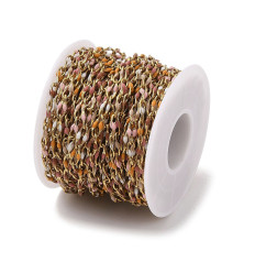 Chaine petit maillons émaillés (10cm)