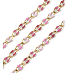 Chaine petit maillons émaillés (10cm)