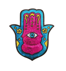Ecusson géant main de Hamsa 