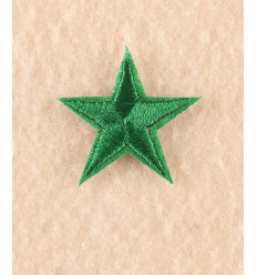 Ecusson étoile gris foncé