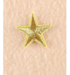 Ecusson étoile blanc