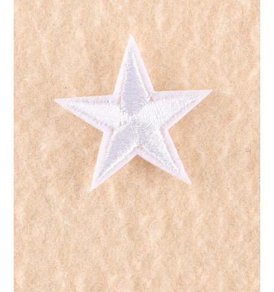 Ecusson étoile mauve