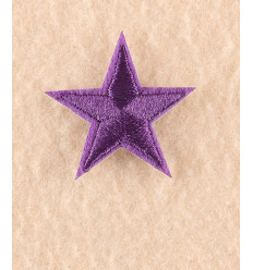 Ecusson étoile noir