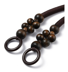 Anse de sac en perle de bois (2pcs)