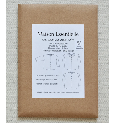 Patron “La chemise” - Maison Essentielle