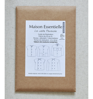 Patron “Veste Panache MIXTE” - Maison Essentielle