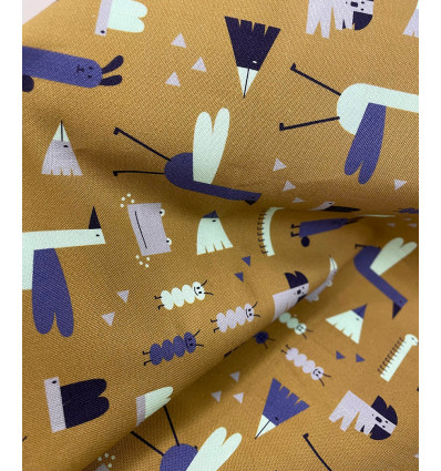 Tissu Cotton & Steel - Among Flowers