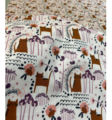 Tissu Cotton & Steel - Elsies Cat