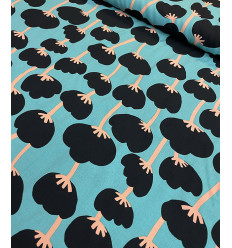 Viscose ECOVERO - Poppies - Nerida Hansen