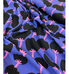 Viscose ECOVERO - Poppies - Nerida Hansen