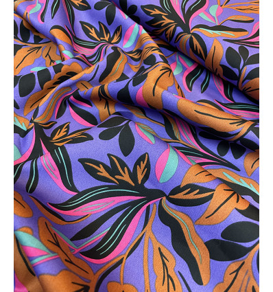 Satin de coton - Lush Leaves - Nerida Hansen