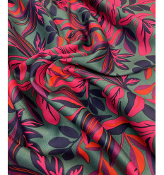 Satin de coton - Lush Leaves - Nerida Hansen