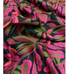 Satin de coton - Lush Leaves - Nerida Hansen