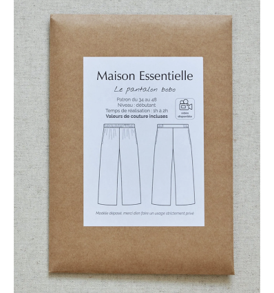 Patron “Bobo" - Maison Essentielle