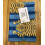 100x110cm - Coupon tissu traditionnel indien - tigre bleu